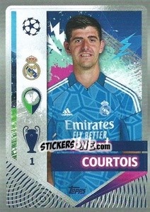 Sticker Thibaut Courtois - UEFA Champions League 2022-2023
 - Topps