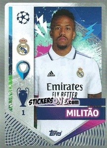 Sticker Eder Militão - UEFA Champions League 2022-2023
 n. 391 - Topps