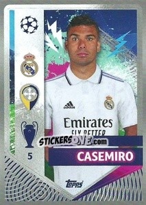 Sticker Casemiro - UEFA Champions League 2022-2023
 n. 393 - Topps