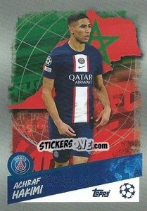 Sticker Achraf Hakimi (Morocco) - UEFA Champions League 2022-2023
 n. 480 - Topps