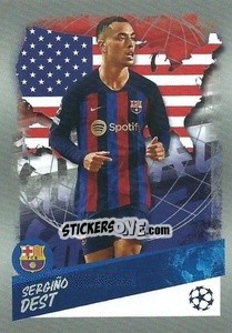 Sticker Sergiño Dest (USA) - UEFA Champions League 2022-2023
 n. 482 - Topps