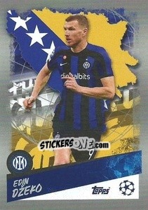 Sticker Edin Džeko (Bosnia and Herzegovina) - UEFA Champions League 2022-2023
 - Topps