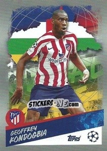 Sticker Geoffrey Kondogbia (CAR) - UEFA Champions League 2022-2023
 n. 493 - Topps