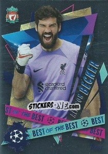 Cromo Alisson Becker (Most clean sheets)