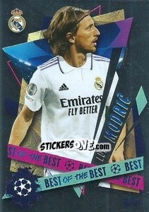 Sticker Luka Modrić (Most passes completed) - UEFA Champions League 2022-2023
 n. 500 - Topps