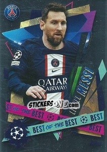 Sticker Lionel Messi (Most outside area goals) - UEFA Champions League 2022-2023
 n. 506 - Topps