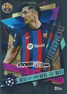 Sticker Robert Lewandowski (Most shots on target) - UEFA Champions League 2022-2023
 - Topps