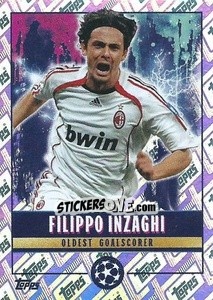 Figurina Filippo Inzaghi (Oldest goalscorer) - UEFA Champions League 2022-2023
 - Topps