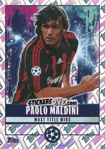 Sticker Paolo Maldini (Most title wins) - UEFA Champions League 2022-2023
 n. 517 - Topps