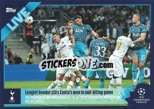 Figurina Lenglet header stirs Conte's men in nail-biting game - UEFA Champions League 2022-2023
 - Topps