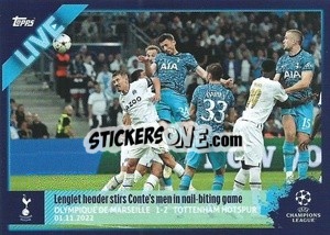 Figurina Lenglet Header Stirs Conte'S Men In Nail-Biting Game - UEFA Champions League 2022-2023
 n. L21 - Topps