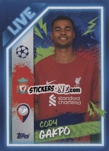 Sticker Cody Gakpo - UEFA Champions League 2022-2023
 n. L25 - Topps