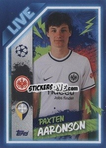 Sticker Paxten Aaronson - UEFA Champions League 2022-2023
 - Topps