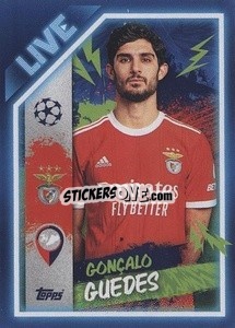 Sticker Gonçalo Guedes - UEFA Champions League 2022-2023
 n. L36 - Topps