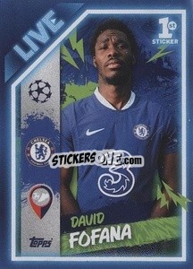 Sticker David Fofana - UEFA Champions League 2022-2023
 n. L39 - Topps