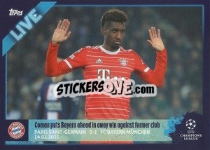 Sticker Coman - UEFA Champions League 2022-2023
 n. L50 - Topps