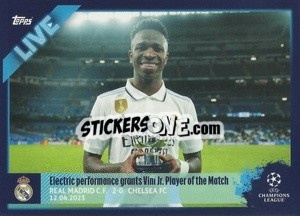 Sticker Vini Jr. - UEFA Champions League 2022-2023
 n. L72 - Topps