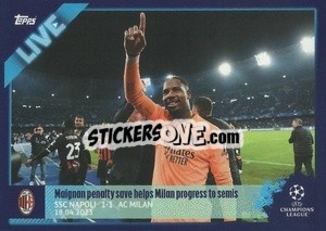 Sticker Mike Maignan Esulta - UEFA Champions League 2022-2023
 n. L74 - Topps