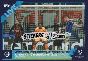Cromo Ediz Dzeko Calcia - UEFA Champions League 2022-2023
 n. L84 - Topps