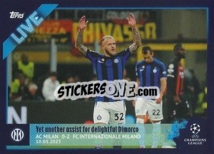 Sticker Federico Dimarco Assist (Milan - Fc Internazionale 0-2) - UEFA Champions League 2022-2023
 n. L86 - Topps