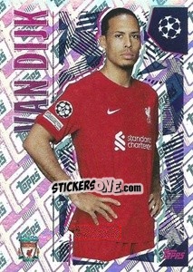 Sticker Virgil van Dijk (Liverpool FC) - UEFA Champions League 2022-2023
 n. 7 - Topps