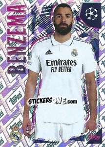 Figurina Karim Benzema (Real Madrid C.F.) - UEFA Champions League 2022-2023
 - Topps