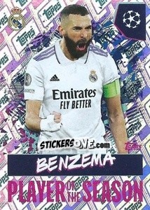 Sticker Karim Benzema (Player of the Season) - UEFA Champions League 2022-2023
 - Topps