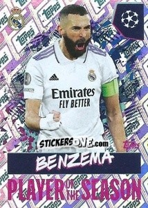 Sticker Karim Benzema (Player of the Season) - UEFA Champions League 2022-2023
 n. 15 - Topps