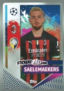 Sticker Alexis Saelemaekers - UEFA Champions League 2022-2023
 n. 37 - Topps