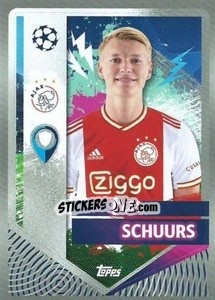 Sticker Perr Schuurs - UEFA Champions League 2022-2023
 n. 50 - Topps