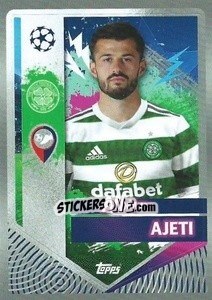 Sticker Albian Ajeti - UEFA Champions League 2022-2023
 n. 132 - Topps