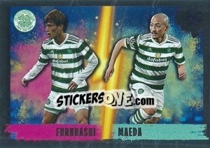 Sticker Kyogo Furuhashi / Daizen Maeda (Double Impact) - UEFA Champions League 2022-2023
 n. 134 - Topps