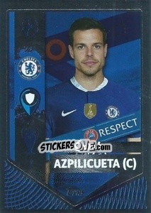 Sticker César Azpilicueta (Captain) - UEFA Champions League 2022-2023
 n. 136 - Topps