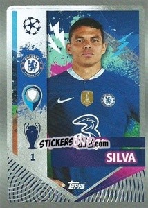 Sticker Thiago Silva - UEFA Champions League 2022-2023
 n. 137 - Topps