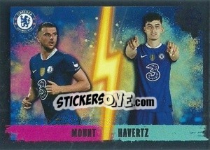 Sticker Mason Mount / Kai Havertz (Double Impact) - UEFA Champions League 2022-2023
 - Topps