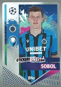 Sticker Eduard Sobol - UEFA Champions League 2022-2023
 n. 156 - Topps