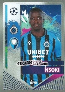 Sticker Stanley Nsoki - UEFA Champions League 2022-2023
 n. 158 - Topps