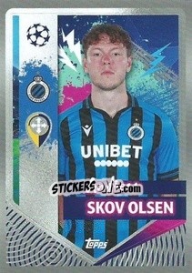 Sticker Andreas Skov Olsen - UEFA Champions League 2022-2023
 n. 162 - Topps