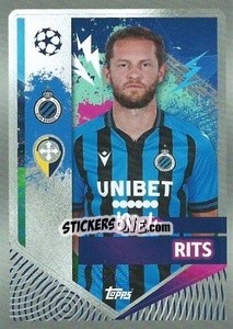 Sticker Mats Rits - UEFA Champions League 2022-2023
 n. 164 - Topps