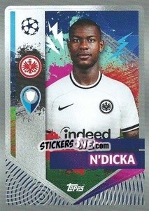 Sticker Evan N'Dicka - UEFA Champions League 2022-2023
 n. 172 - Topps