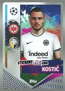 Sticker Filip Kostić - UEFA Champions League 2022-2023
 - Topps