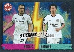 Sticker Filip Kostić / Daichi Kamada (Double Impact) - UEFA Champions League 2022-2023
 - Topps