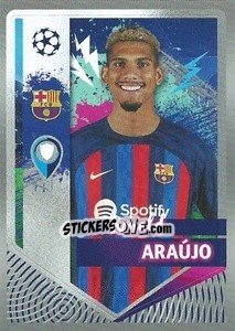 Sticker Ronald Araújo - UEFA Champions League 2022-2023
 - Topps