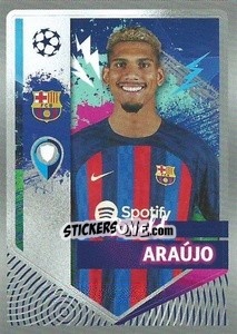 Sticker Ronald Araújo - UEFA Champions League 2022-2023
 n. 193 - Topps