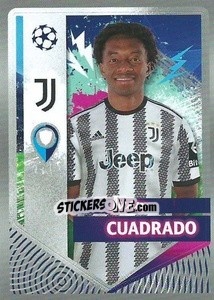 Sticker Juan Cuadrado - UEFA Champions League 2022-2023
 n. 285 - Topps