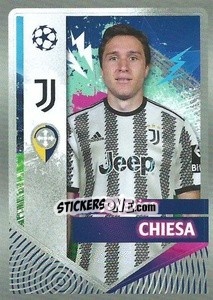Sticker Federico Chiesa - UEFA Champions League 2022-2023
 n. 291 - Topps
