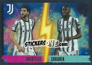 Sticker Manuel Locatelli / Denis Zakaria (Double Impact) - UEFA Champions League 2022-2023
 n. 296 - Topps