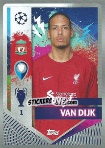 Sticker Virgil van Dijk - UEFA Champions League 2022-2023
 - Topps