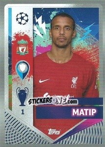 Sticker Joel Matip - UEFA Champions League 2022-2023
 n. 300 - Topps