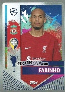 Sticker Fabinho - UEFA Champions League 2022-2023
 n. 304 - Topps